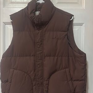 Madhappy Chocolate Brown Puffer Vest